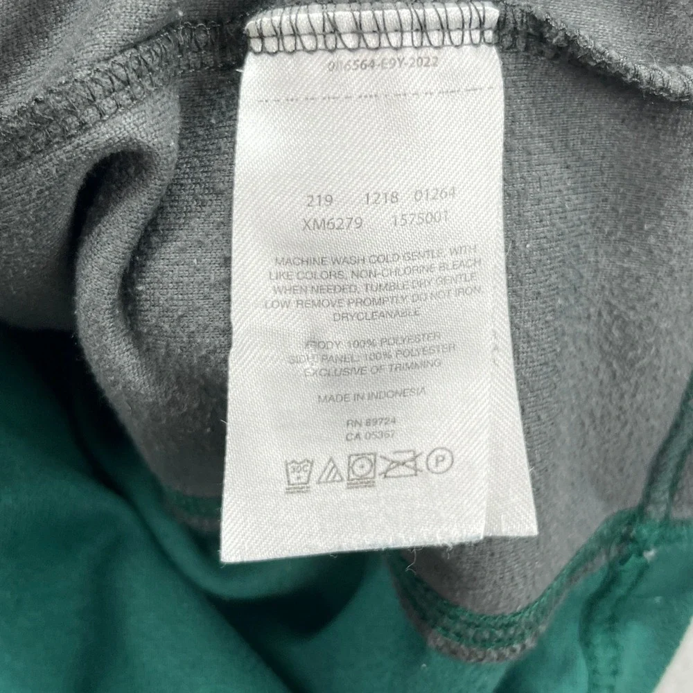 Columbia Fleece Pullover Men Large Klamath Range II Green Gray 1/4 Zip Outdoor